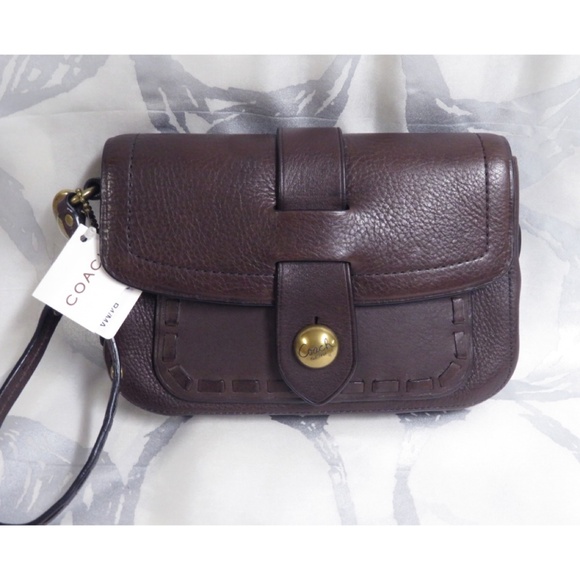 ❤️NEW COACH LEGACY THOMPSON BROWN LEATHER LARGE WRISTLET BAG 65TH ANNIVERSARY❤️ - Picture 10 of 10